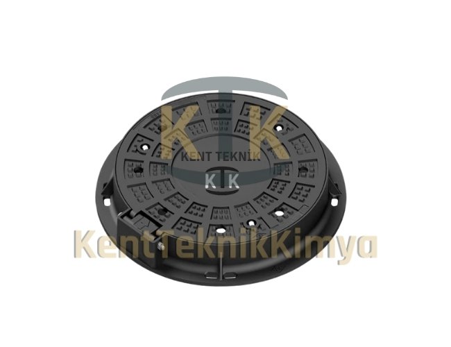 AK-DKT 600-B125 Döküm Rögar Kapağı Yuvarlak 600mm (B125)
